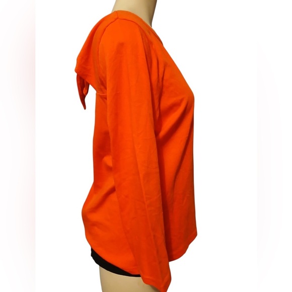 J.Crew Orange Women's Top with Back Tie Detail - Picture 11 of 14